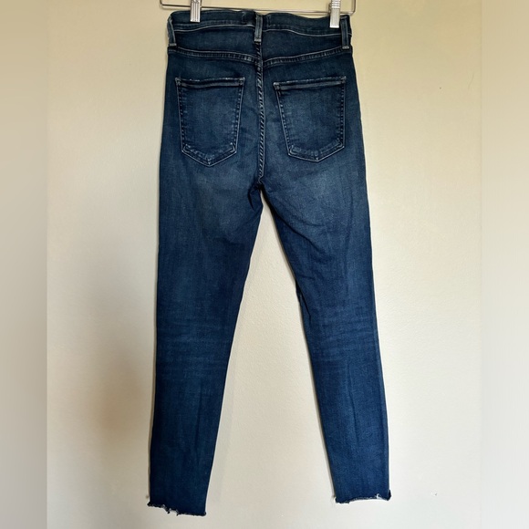 Agolde Sophie high rise raw hem jeans - Picture 6 of 8